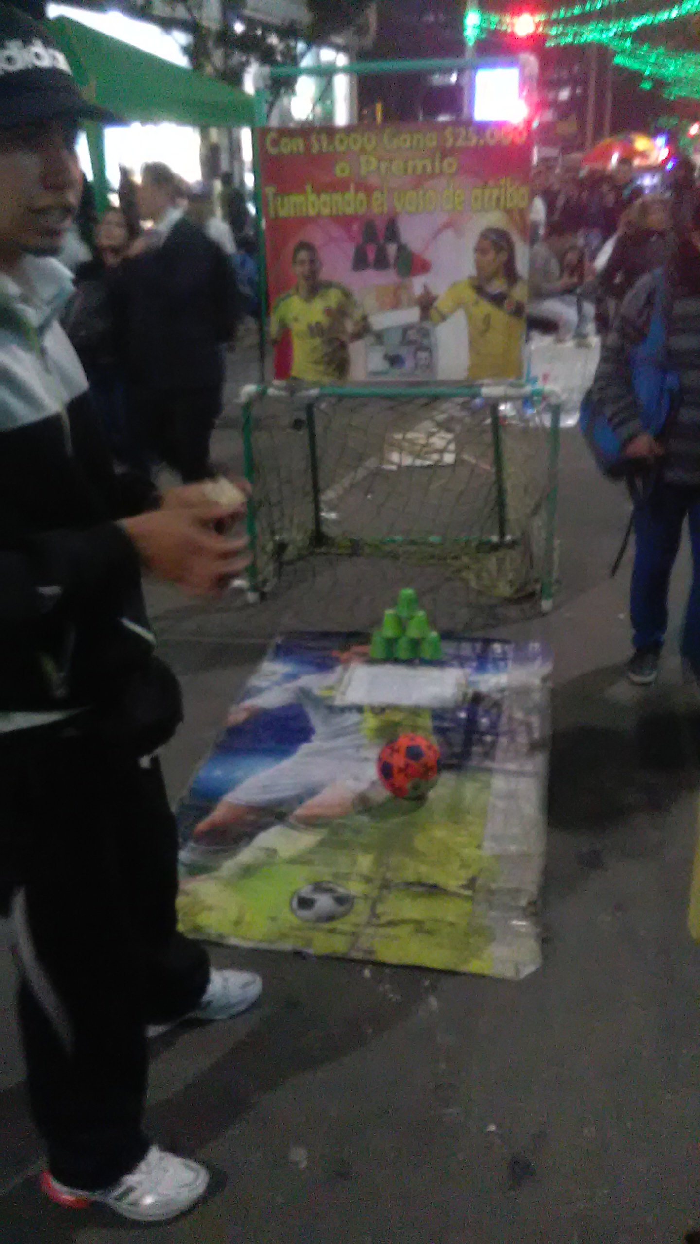 Raffle game in Bogotá