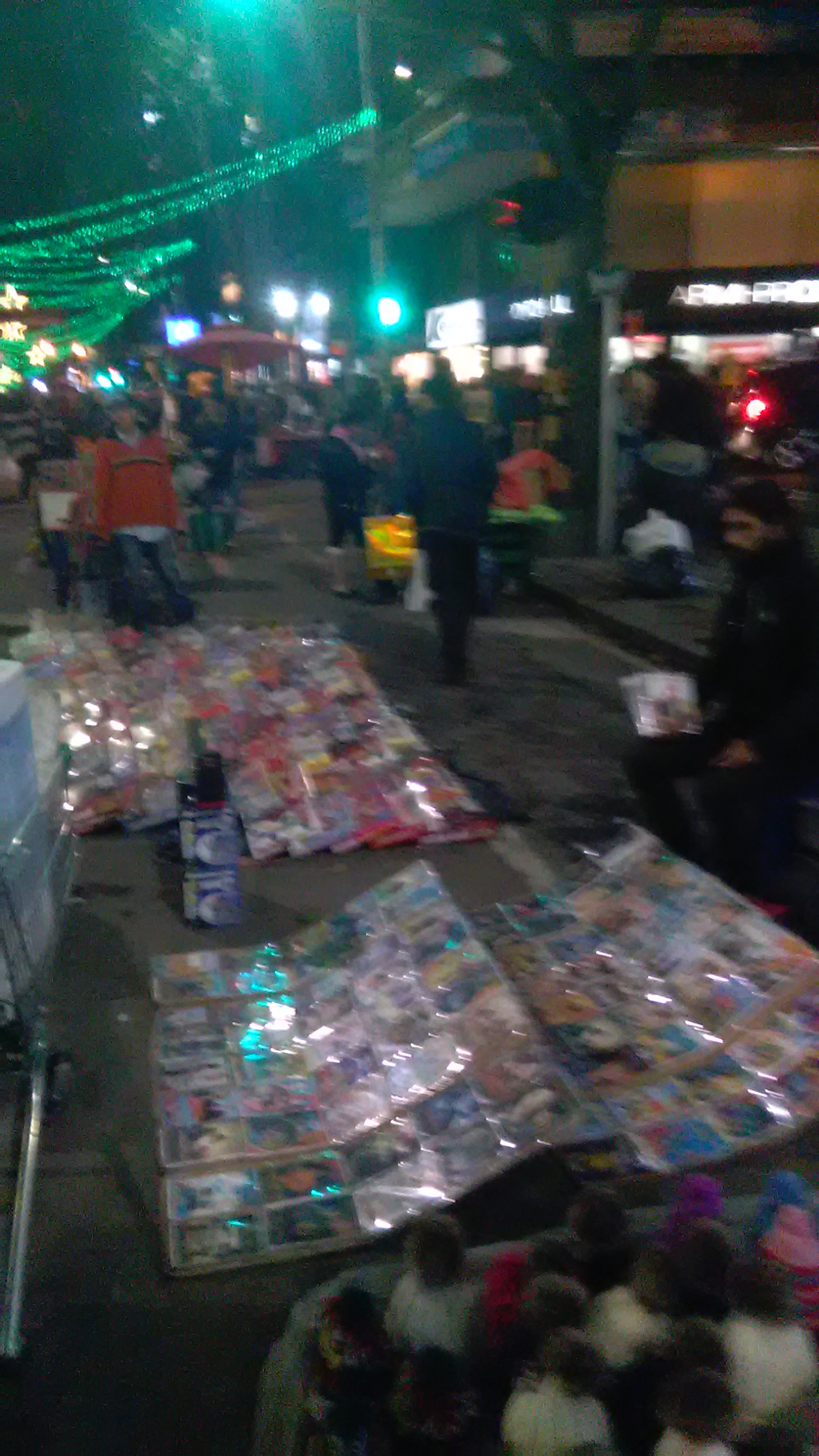 Merchandise vendors in Bogotá